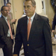 GOP House Speaker John Boehner arrives on Capitol Hill over the weekend. (Chris Maddaloni/Getty Images)
